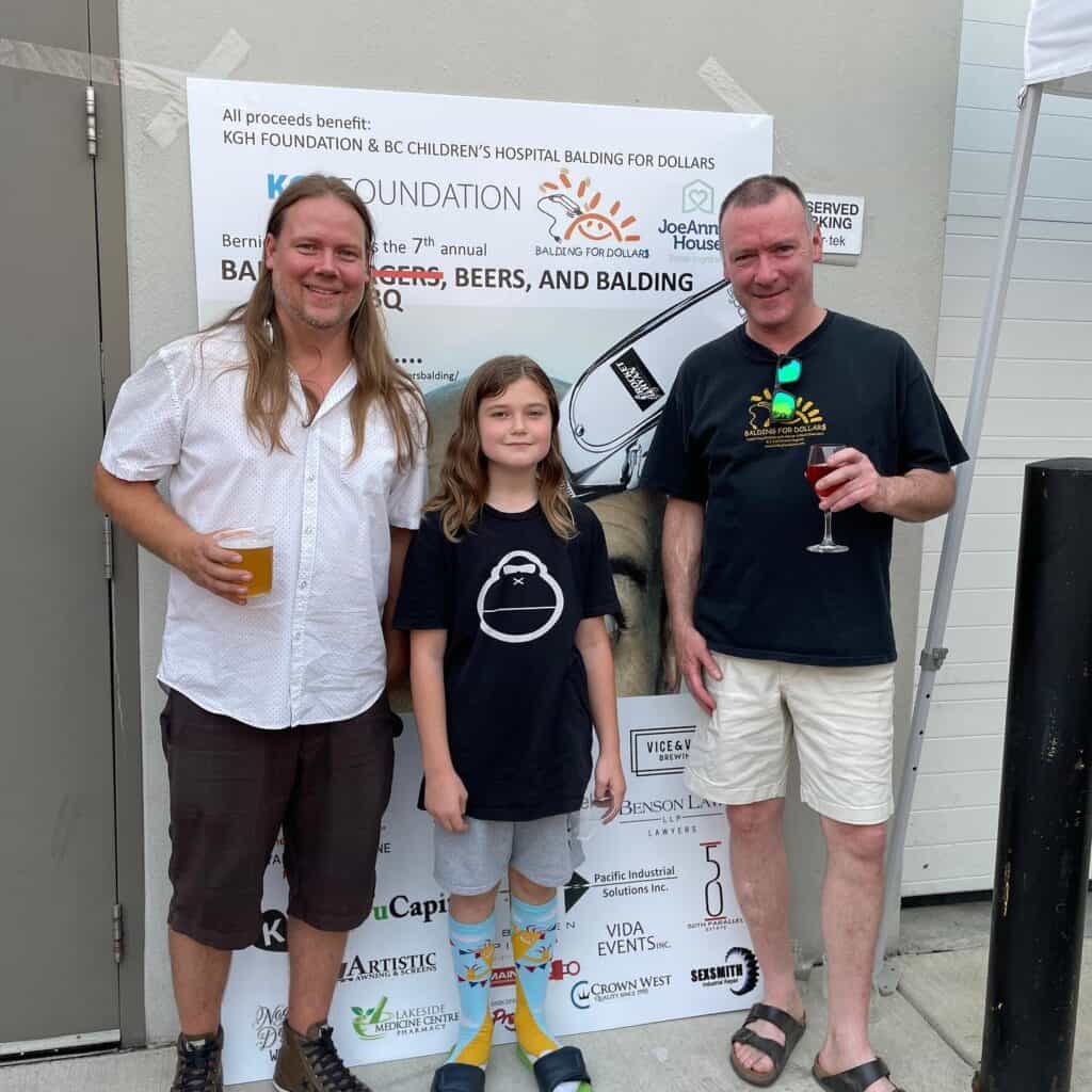 Bands, BBQ, Beers & Balding Event