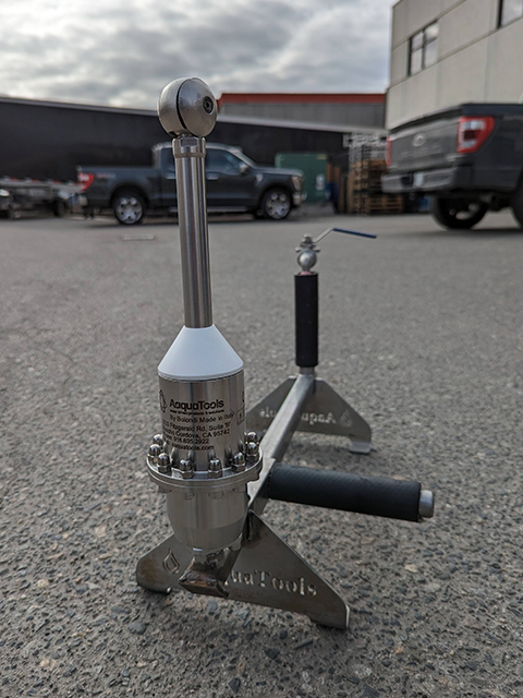 aaquatools aaqua blaster lt barrel washer and stand