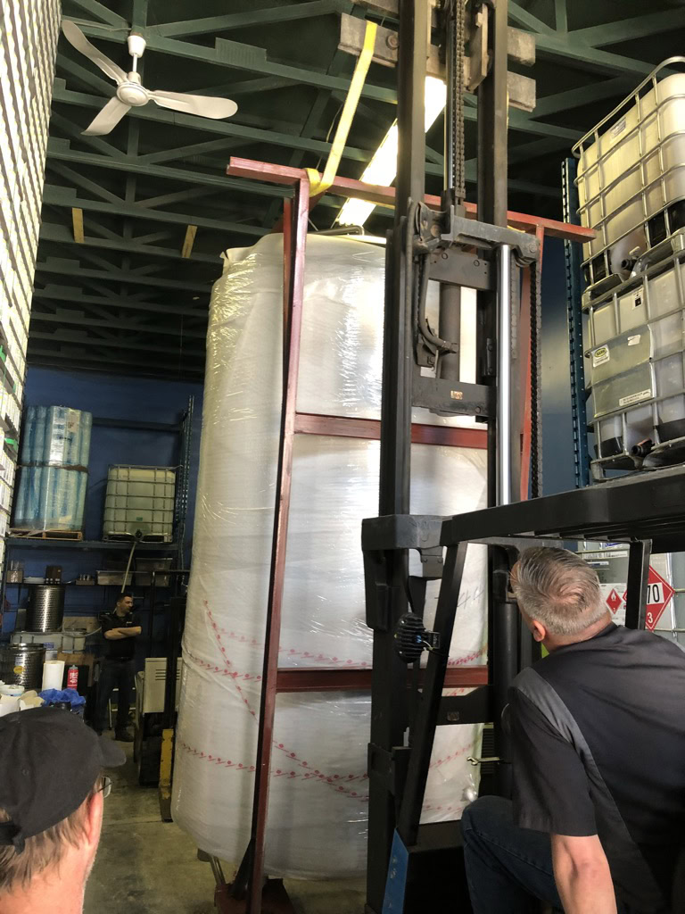 50 hectolitre double insulated brite tank