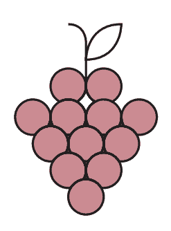 red grapes