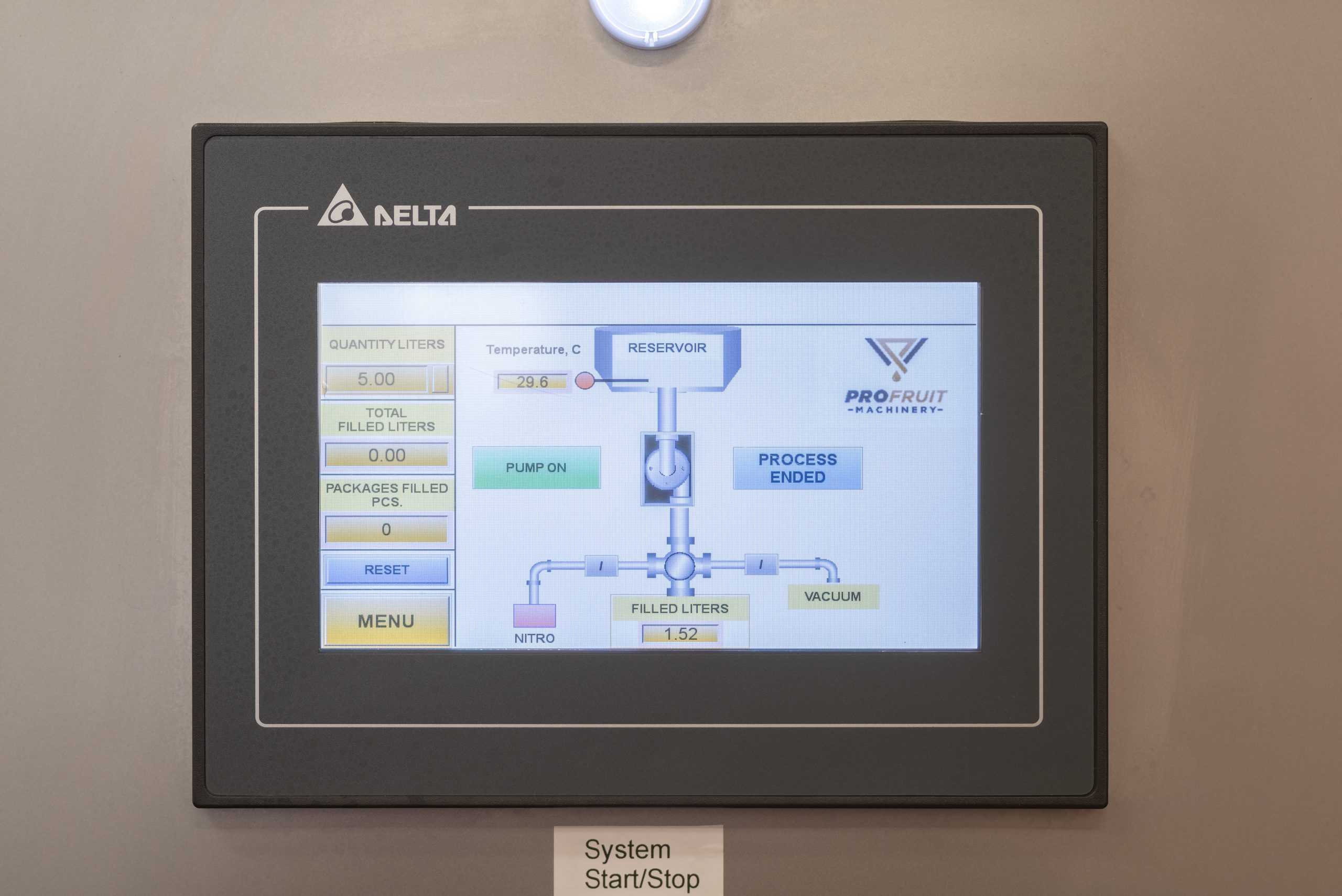 profruit automatic bag in box and stand up pouch filler autoflow