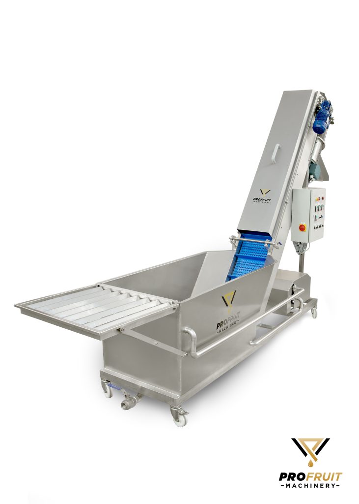 profruit fruit bubble washer elevator mill aquamill