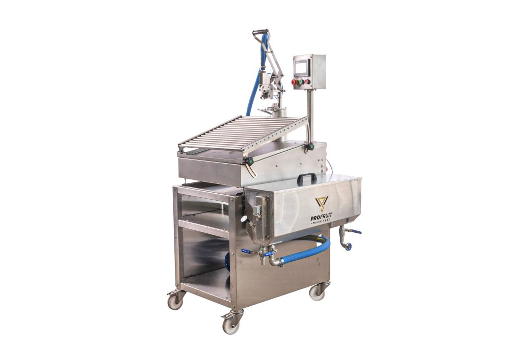 profruit semi automatic bag in box and stand up pouch filler semiflow