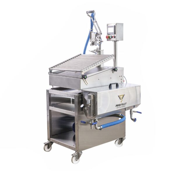 profruit semi automatic bag in box and stand up pouch filler semiflow