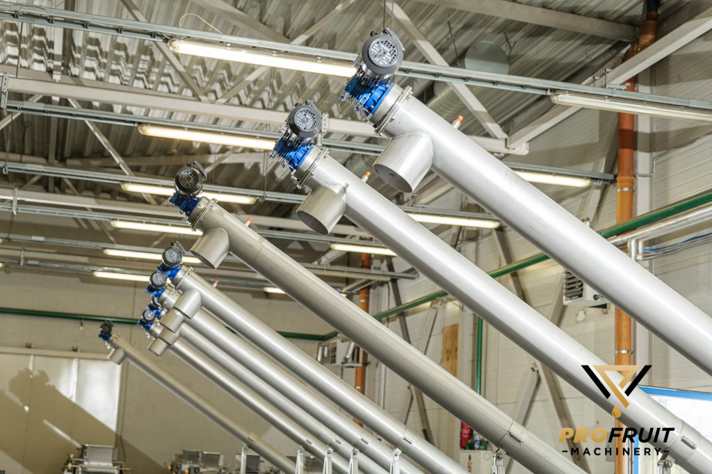 profruit screw conveyor for pressed mash